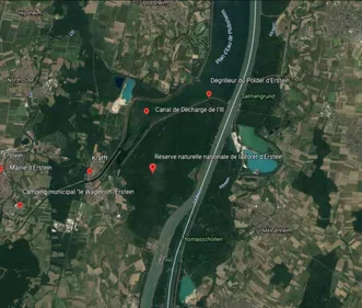 Intempéries : le polder d'Erstein et le barrage agricole de...