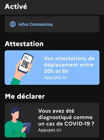 Attestation spéciale pour le couvre-feu