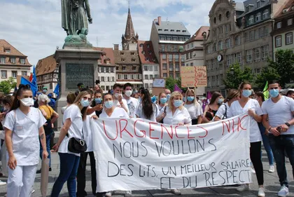 Grande journée de mobilisation chez les soignants 