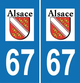 Le logo "Alsace" bientôt légal sur votre plaque d'immatriculation
