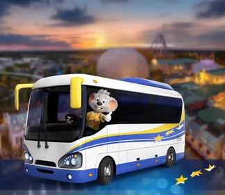 Retour de la navette pour Europa-Park