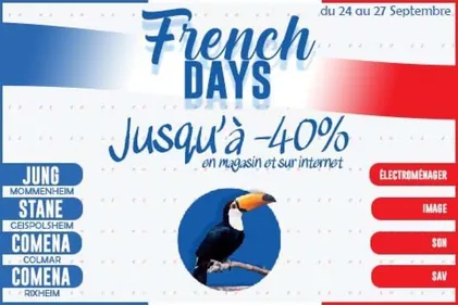 PROFITEZ DES FRENCH DAYS AVEC COMENA