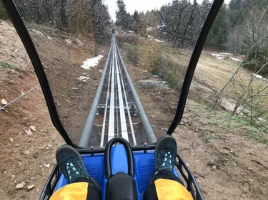 Nouveauté : une luge sur rail au Lac Blanc