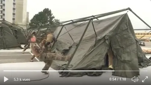 Coronavirus : L'armée s'installe à Mulhouse