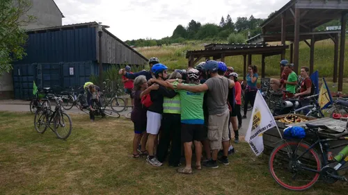 A vélo pour parler de la transition écologique en Alsace