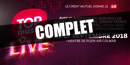 Top Music Live - A Colmar, on affiche complet !