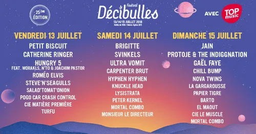 Décibulles 2018 : un festival à grosses têtes d'affiche 