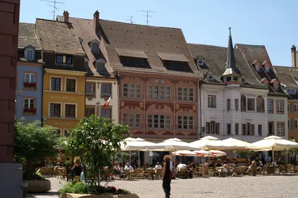 Une caméra touristique à Mulhouse