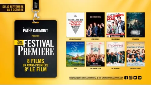 La troisième édition du Festival "Première" dans votre cinéma Pathé...