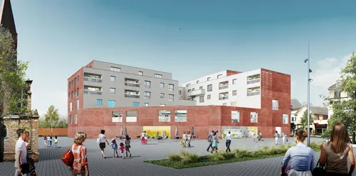 Une nouvelle médiathèque avec terrasse à Schiltigheim