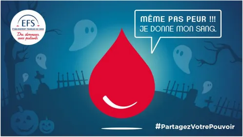 "Même pas peur, je donne mon sang" 