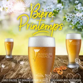 Il est temps de déguster la bière de printemps