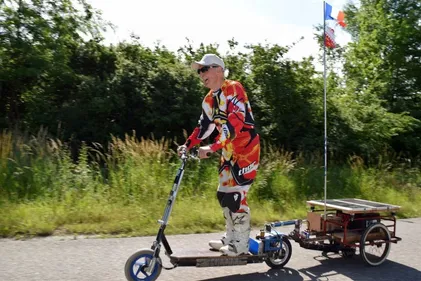 A 81 ans, il a l'intention de parcourir 400 kilomètres en...