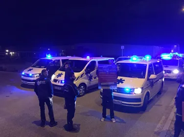 Les ambulanciers en mode escargot