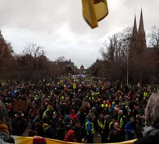 Strasbourg et Mulhouse marchent pour le climat