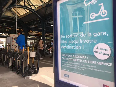 Colmar expérimente les trottinettes connectées en libre-service