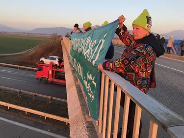 Les anti-GCO sur des ponts de l'A35
