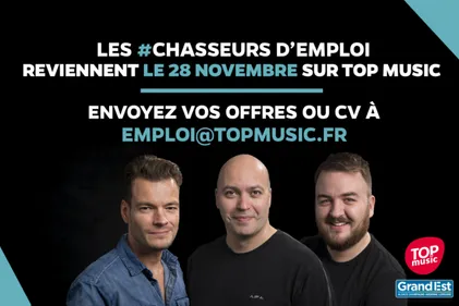 Les chasseurs d'emploi c'est aujourd'hui sur Top Music