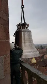 Evénement exceptionnel à Ebersmunster : une nouvelle cloche