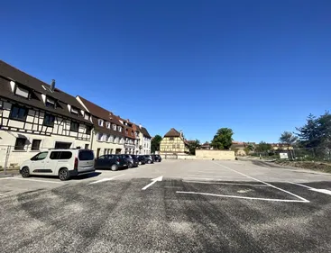 Un parking provisoire en plein centre de Colmar