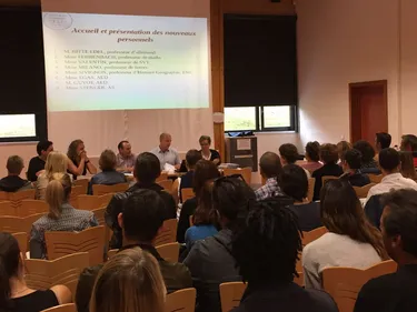 En direct de la rentrée des profs au collège de Barr