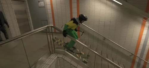 Du ski dans le métro toulousain : la vidéo qui cartonne sur le web