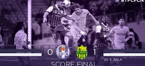 TFC 0-1 Nantes : Toulouse perd son football