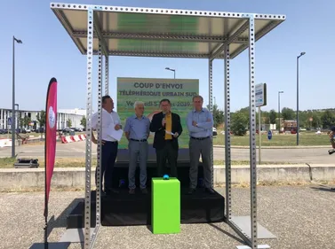 Toulouse : Téléo, le nom du futur téléphérique urbain / Le chantier...