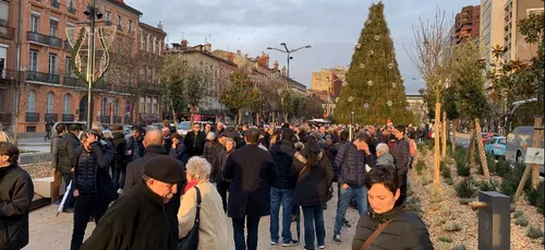 Toulouse. Inauguration des ramblas sur les allées Jean-Jaurès après...
