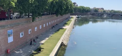 Renforcement des patrouilles sur les bords de la Garonne et sur le...