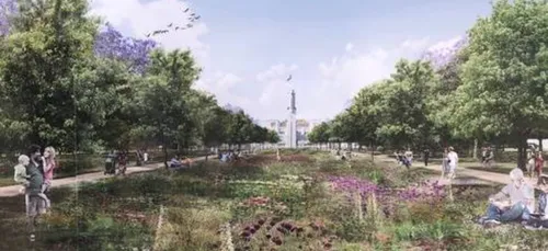 Déconstruction de l'ancien Parc des Expositions sur l'île du Ramier...