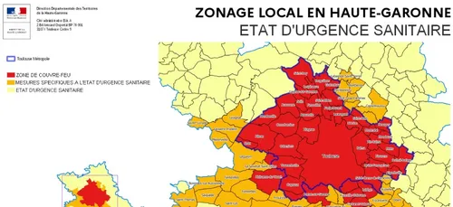 Coronavirus. Voici les 43 communes concernées par le couvre-feu...
