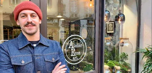 Les jardins sous verre de l’Atelier Eyssart avec des terrariums à...