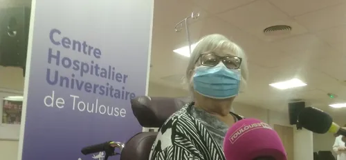 VIDÉO - Toulouse. Régine, première toulousaine à se faire vacciner...