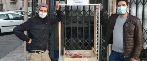 Des paniers suspendus pour les plus démunis à Toulouse