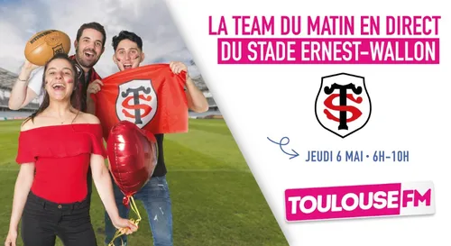 LA TEAM DU MATIN EN DIRECT DU STADE ERNEST-WALLON !
