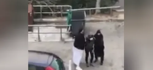 (Vidéo) En voile intégral, deux policiers arrêtent un trafiquant de...
