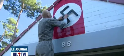 Cet homme un peu fou, décore sa maison aux couleurs du nazisme !...