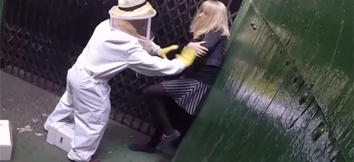 Insolite : Coincé dans un ascenseur avec un essaim d'abeilles ......