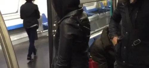 Une mauvaise blague dans le métro ! (vidéo)