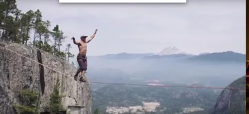 Quand l'expression "La vie ne tient qu'à un fil" prend tout son...