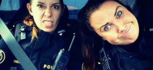 Des policiers sympas ça existe, si...si (photos)
