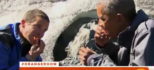 Les premieres images d'Obama dans l'émission Running Wild