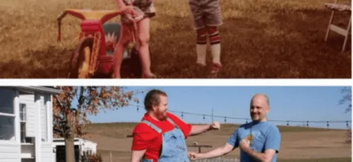 Adultes ils recréent leurs photos d'enfance ! (photos)