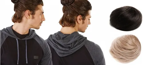 Messieurs voici pour vous la perruque Man Bun ! (photos)