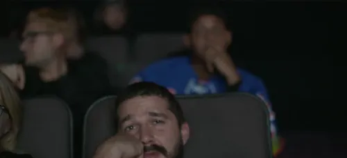 La réaction de Shia Labeouf face à sa propre filmographie (photos)