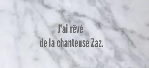 Il raconte ses rêves sur son compte Instagram !