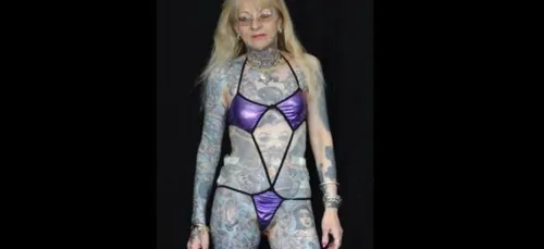 La femme la plus tatouée de France vient de s'éteindre à l'âge de...