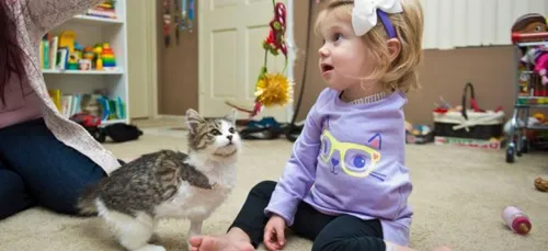 L'histoire émouvante d'une petite fille amputée d'un bras et de son...