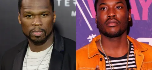 Meek Mill se prend une énorme  raclée par 50 cent !! (Photos)
